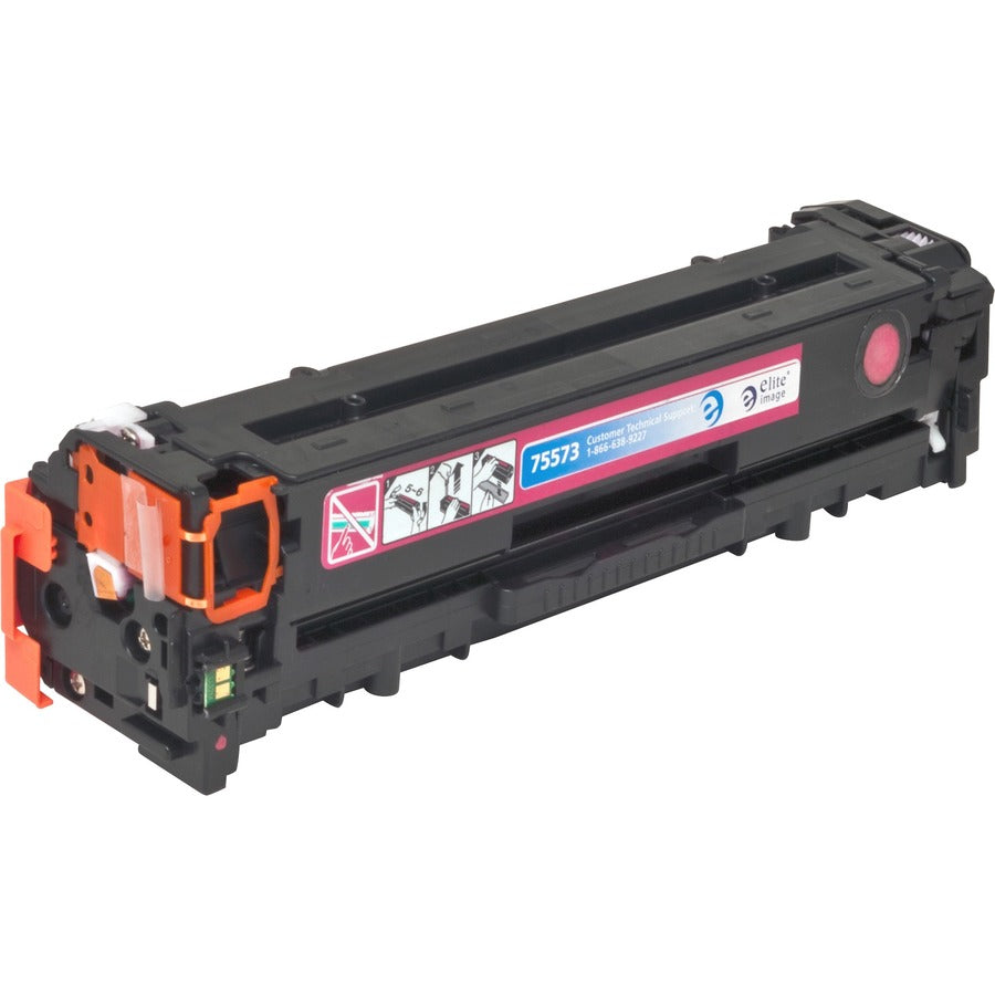Elite Image Remanufactured Laser Toner Cartridge - Alternative for HP 128A (CE323A) - Magenta - 1 Each - 1300 Pages