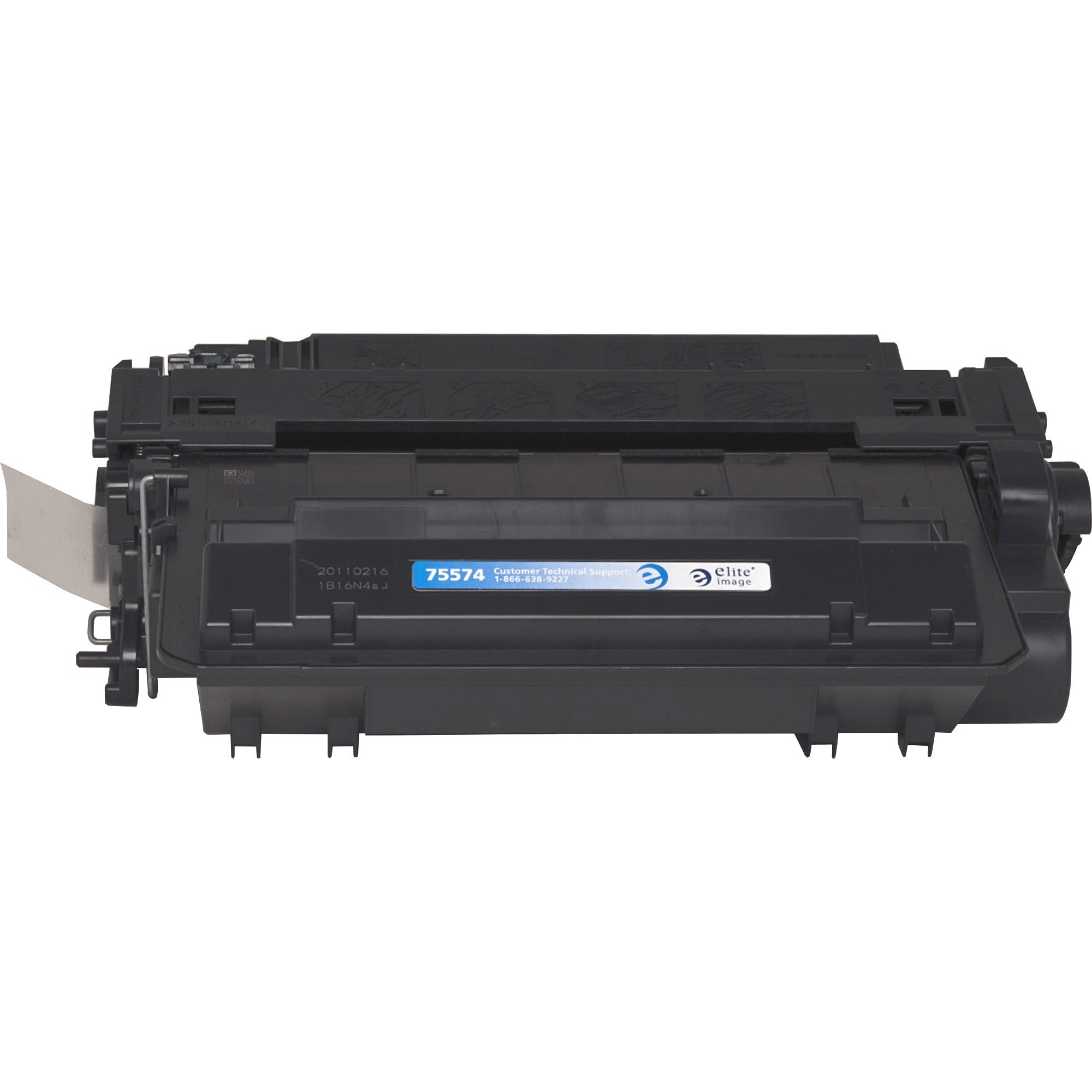 Elite Image Remanufactured Toner Cartridge - Alternative for HP 55X (CE255X) - Laser - 12500 Pages - Black - 1 Each - 2