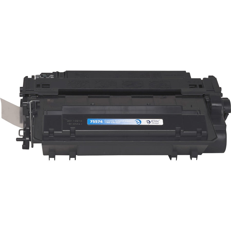 Elite Image Remanufactured Toner Cartridge - Alternative for HP 55X (CE255X) - Laser - 12500 Pages - Black - 1 Each