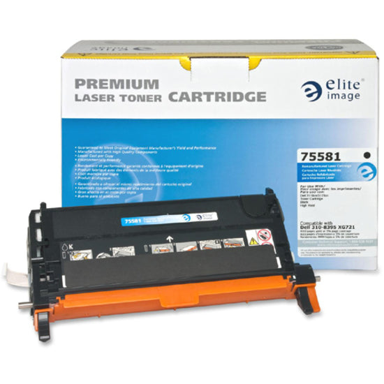 Elite Image Remanufactured High Yield Laser Toner Cartridge - Alternative for Dell 310-8395 - Black - 1 Each - 8000 Pages - 5