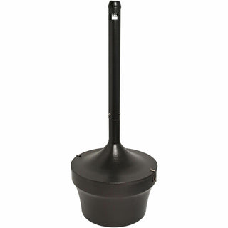 Genuine Joe 4.25 Gal Fire-safe Smoking Receptacle - 4.25 gal Capacity - Fire-Safe, Powder Coated, Weather Resistant, Handle, Sturdy, Durable, Long Lasting - 37" Height x 16" Width - Galvanized Steel - Bronze - 1 Each