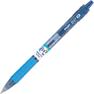 B2P Bottle-2-Pen Recycled Ballpoint Pen, Retractable, Medium 1 mm, Blue Ink, Translucent Blue Barrel, Dozen
