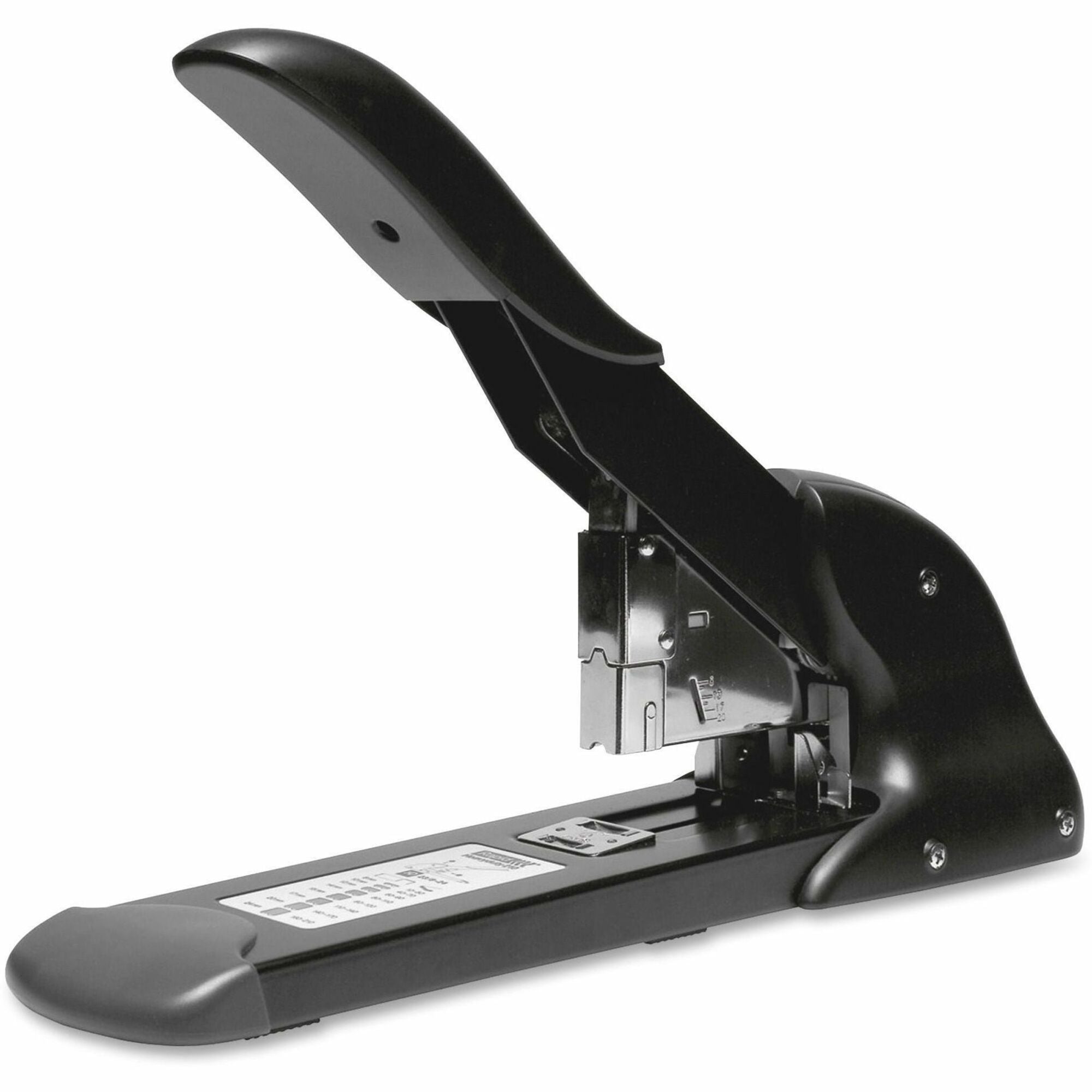 Rapid Heavy Duty Stapler HD220 - 220 Sheets Capacity - 1/4" , 3/8" , 1/2" , 5/8" , 3/4" , 15/16" Staple Size - 1 Each - Black - 