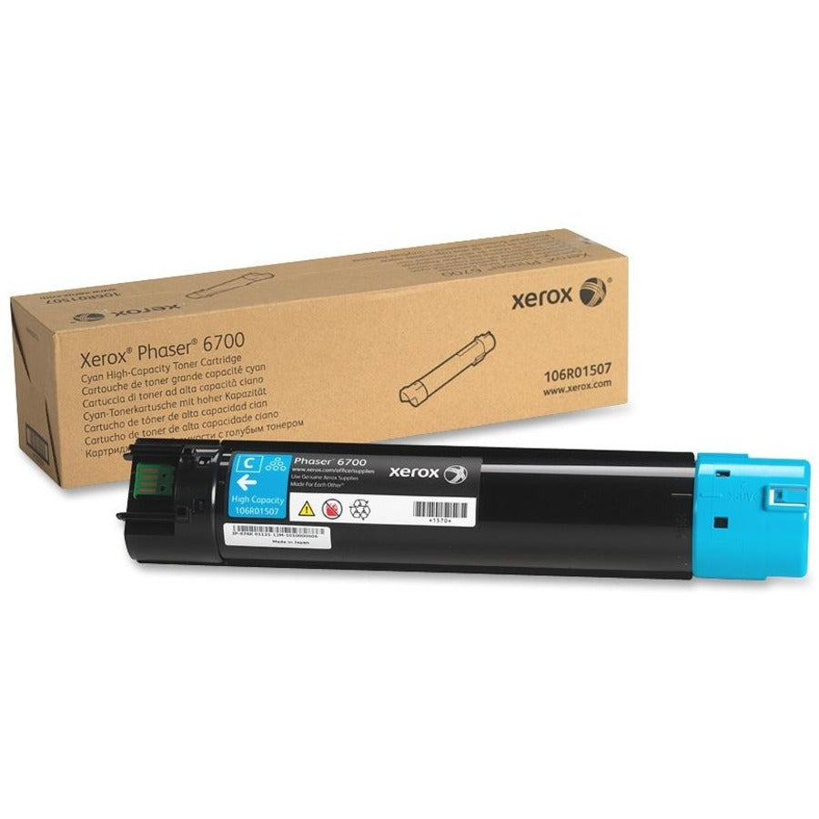 106R01507 High-Yield Toner, 12,000 Page-Yield, Cyan