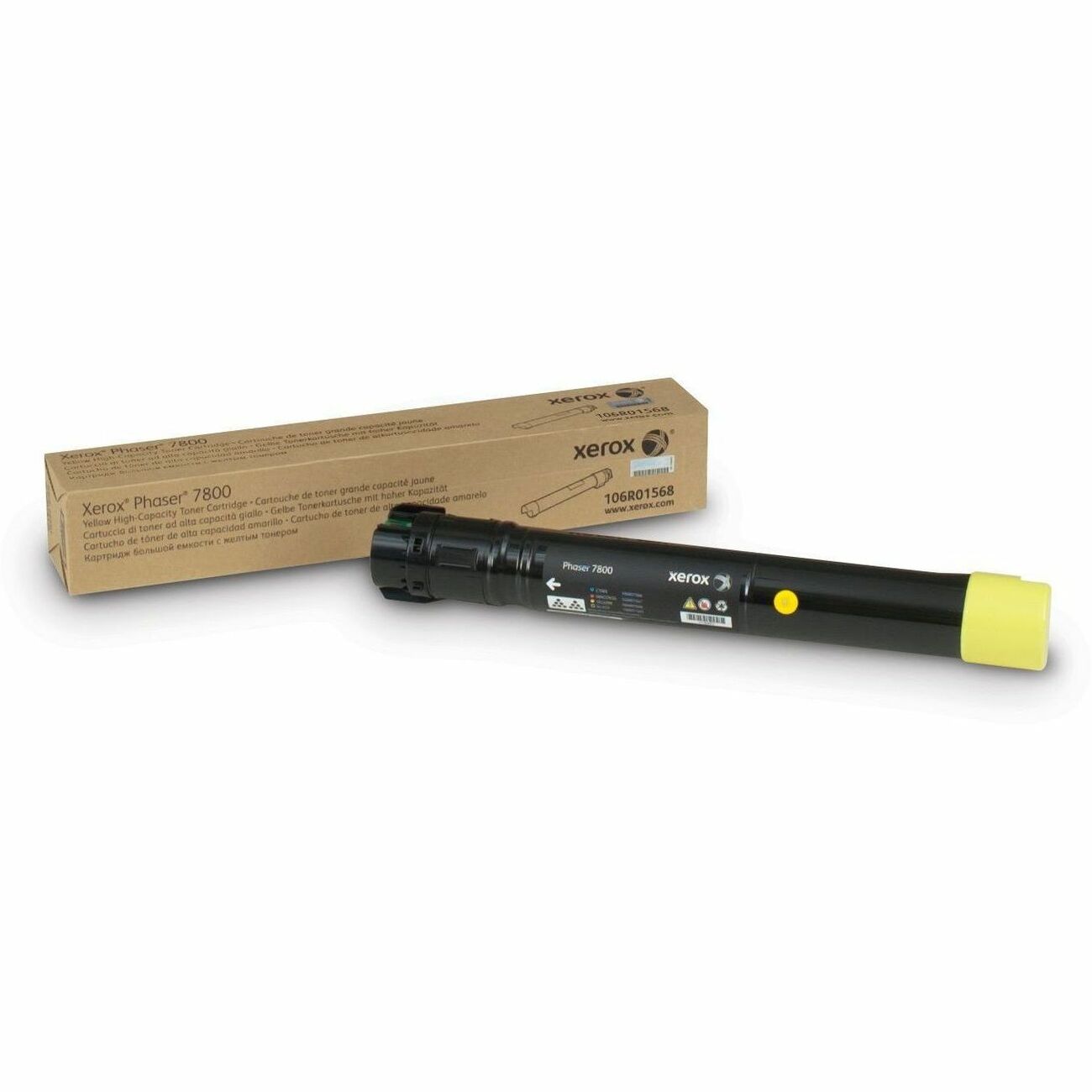 106R01568 High-Yield Toner, 17,200 Page-Yield, Yellow