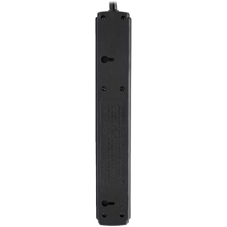 Tripp Lite by Eaton Protect It! 6-Outlet Surge Protector 6 ft. Cord 360 Joules Diagnostic LED Black Housing - 6 x NEMA 5-15R - 1875 VA - 360 J - 125 V AC Input - 125 V AC Output