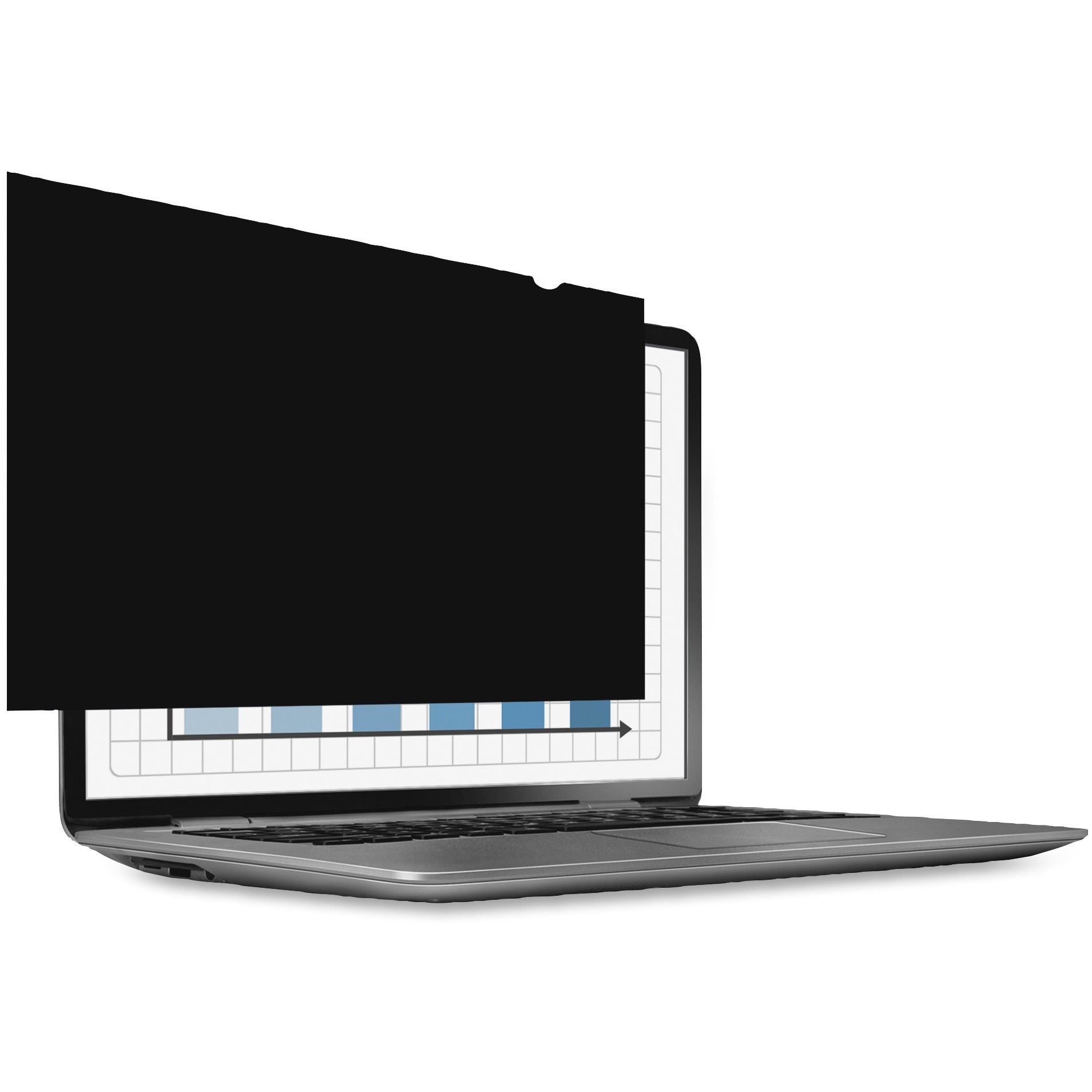 Fellowes PrivaScreen Blackout Privacy Filter - 15.6" Wide - For 15.6" Widescreen LCD Notebook, Monitor - 16:9 - Dust-free, Scratch Resistant, Fingerprint Resistant - Polyethylene - Anti-glare - 1 Pack - TAA Compliant - 