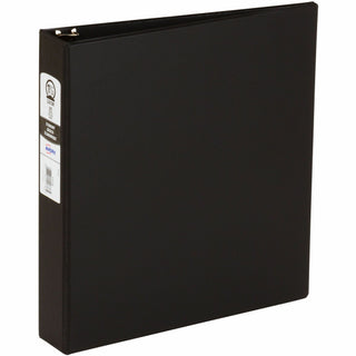 Avery Economy Binder - 1 1/2" Binder Capacity - Letter - 8 1/2" x 11" Sheet Size - 275 Sheet Capacity - 3 x Round Ring Fastener(s) - 2 Pocket(s) - Polypropylene - Pacific Blue - Recycled - Pocket, Lightweight - 12 / Carton
