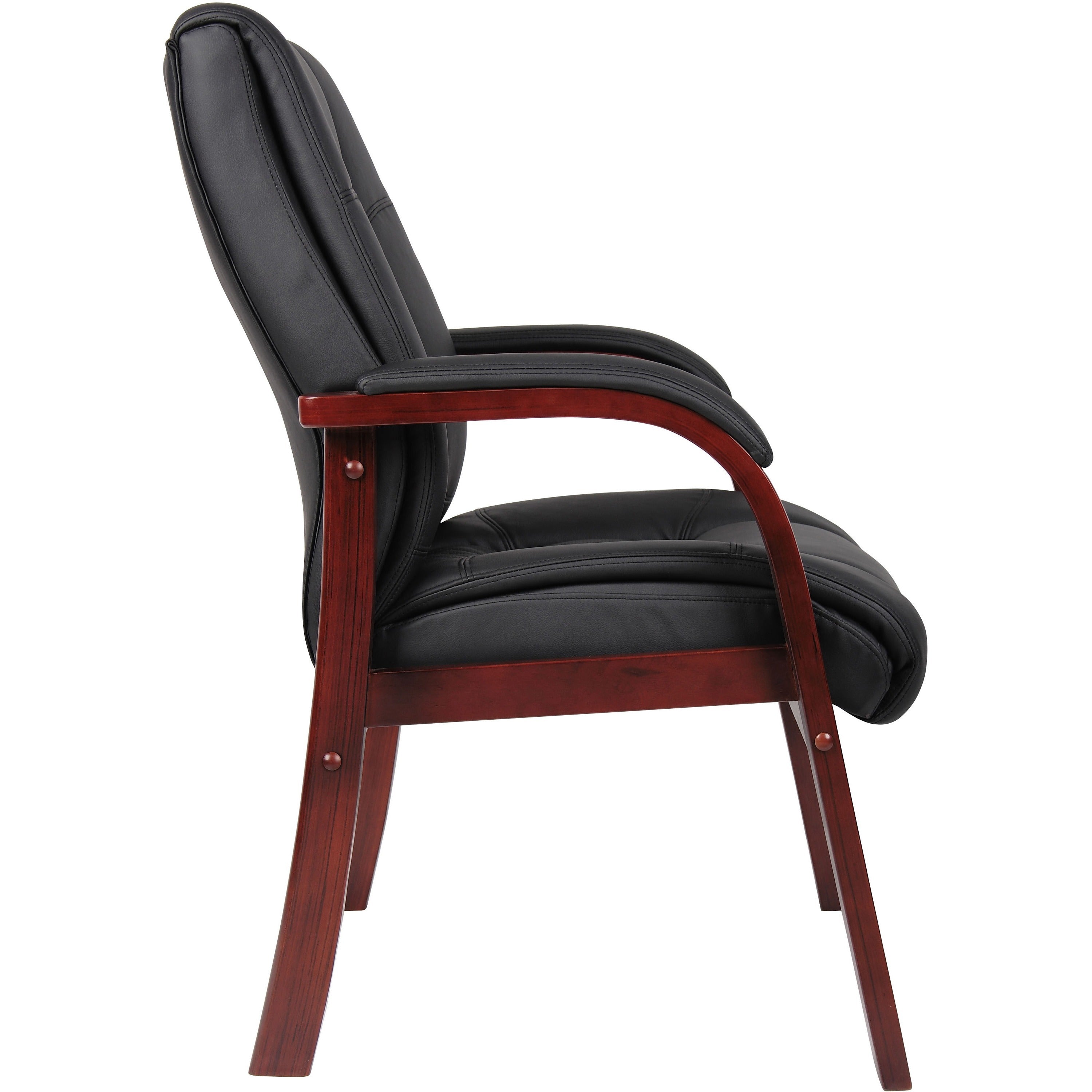boss-mid-back-guest-chair-black-vinyl-seat-cherry-wood-frame-four-legged-base-1-each_bopb8999c - 3