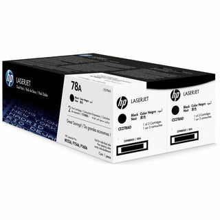 HP 78A 2-pack Black Original LaserJet Toner Cartridges - 2100 Pages