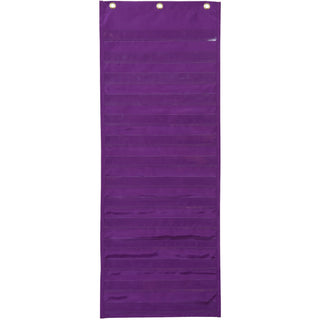 Pacon Dry Erase Activity Pocket Chart - 13" x 34" - 1 Chart - 14 Pockets - 14 Dry Erase Cards - English/Spanish Translated Title Card - 