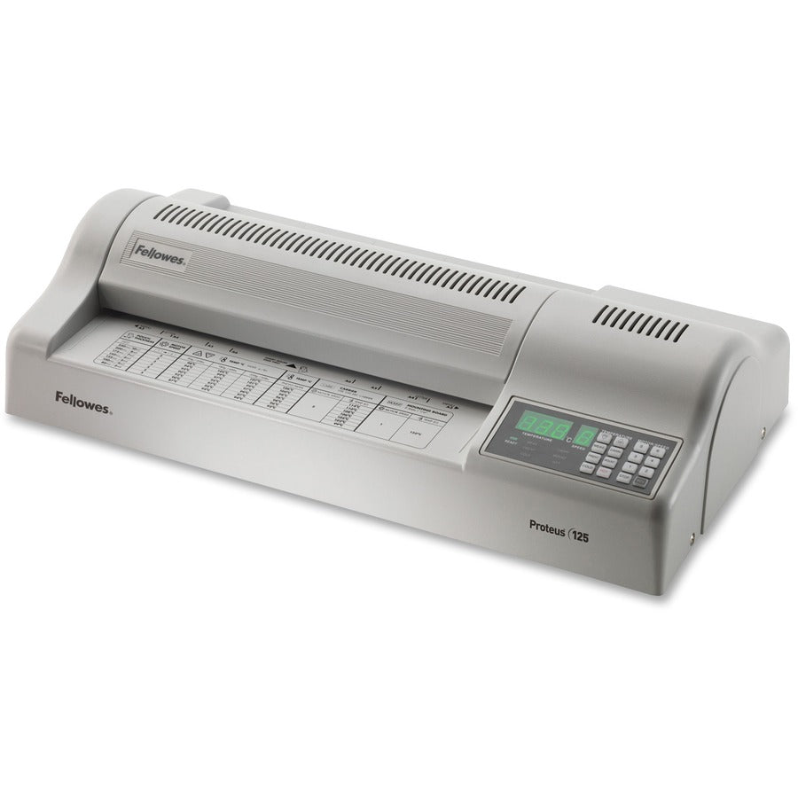 Proteus 125 Laminator, Six Rollers, 12" Max Document Width, 10 mil Max Document Thickness