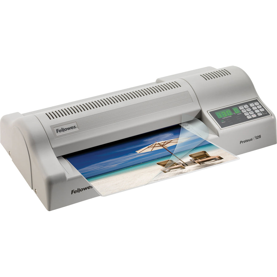Proteus 125 Laminator, Six Rollers, 12" Max Document Width, 10 mil Max Document Thickness