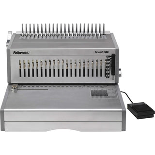 Fellowes Orion E 500 Electric Comb Binding Machine - 9.8" x 15.8" x 19.8" - Silver