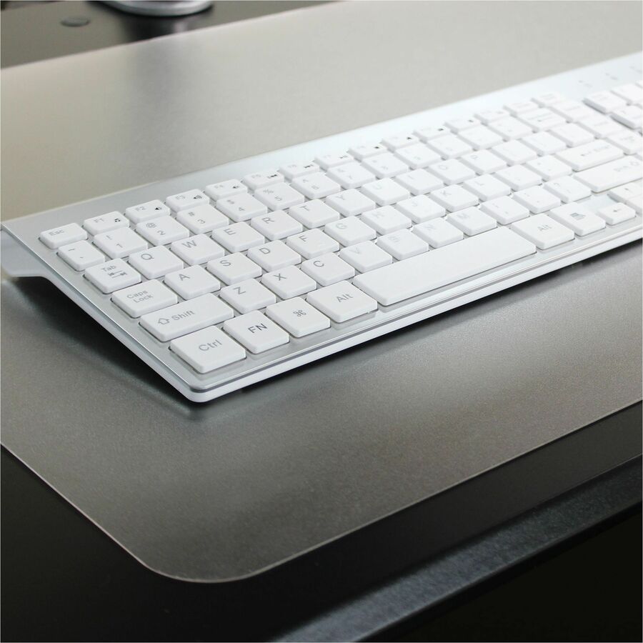 Desktex Polycarbonate Desk Pad 19" x 24" - Clear Rectangular Polycarbonate Desk Pad - 24" L x 19" W x 0.03" D - 