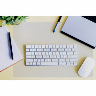 Desktex Polycarbonate Desk Pad 19" x 24" - Clear Rectangular Polycarbonate Desk Pad - 24" L x 19" W x 0.03" D