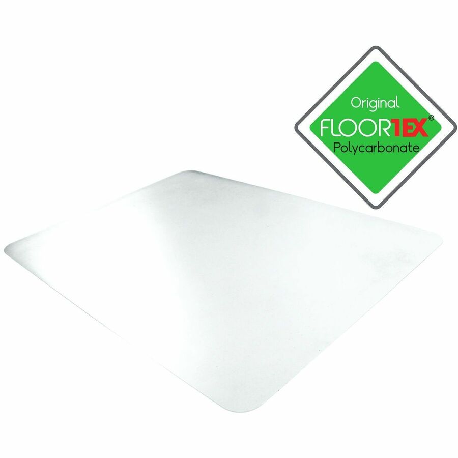 Desktex Polycarbonate Desk Pad 19" x 24" - Clear Rectangular Polycarbonate Desk Pad - 24" L x 19" W x 0.03" D - 