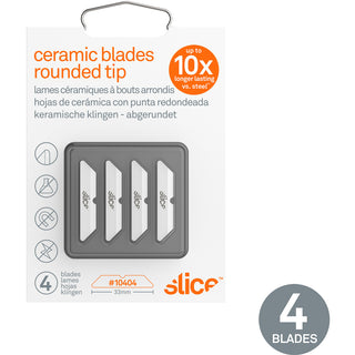 Slice Replacement Blade - 1.30" Length - Rust Resistant, Dual-sided - Ceramic - 4 / Pack