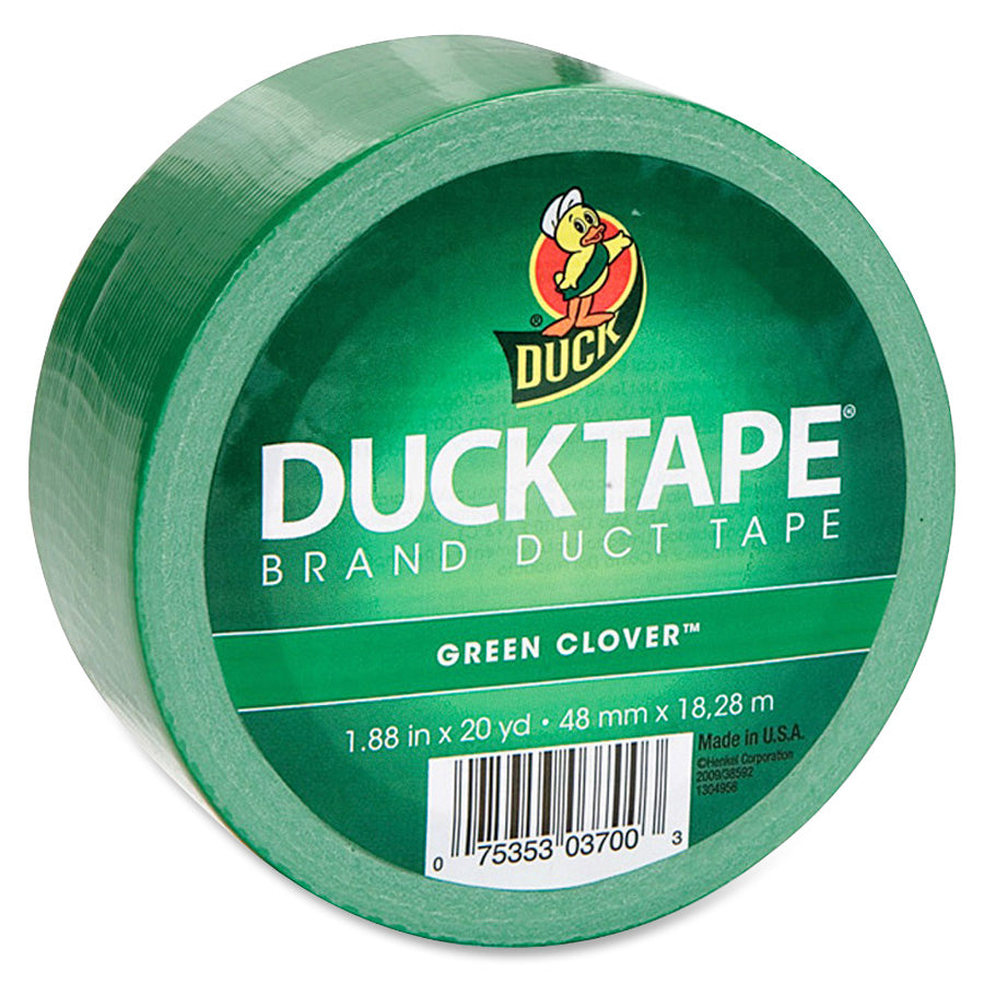 Duck Brand Brand Color Duct Tape - 20 yd Length x 1.88" Width - For Repairing, Color Coding, Packing, Crafting - 1 / Roll - Green - 
