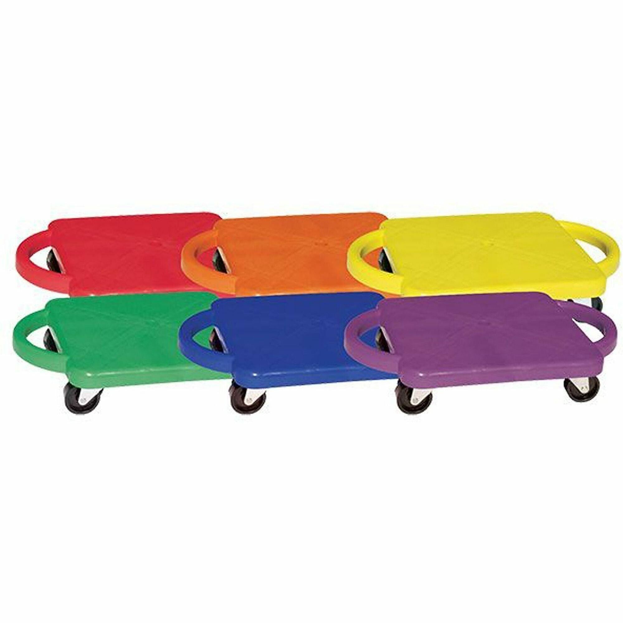 Champion Sports Standard Scooter Set w/Handles - Blue, Green, Orange, Red, Yellow, Purple - Plastic