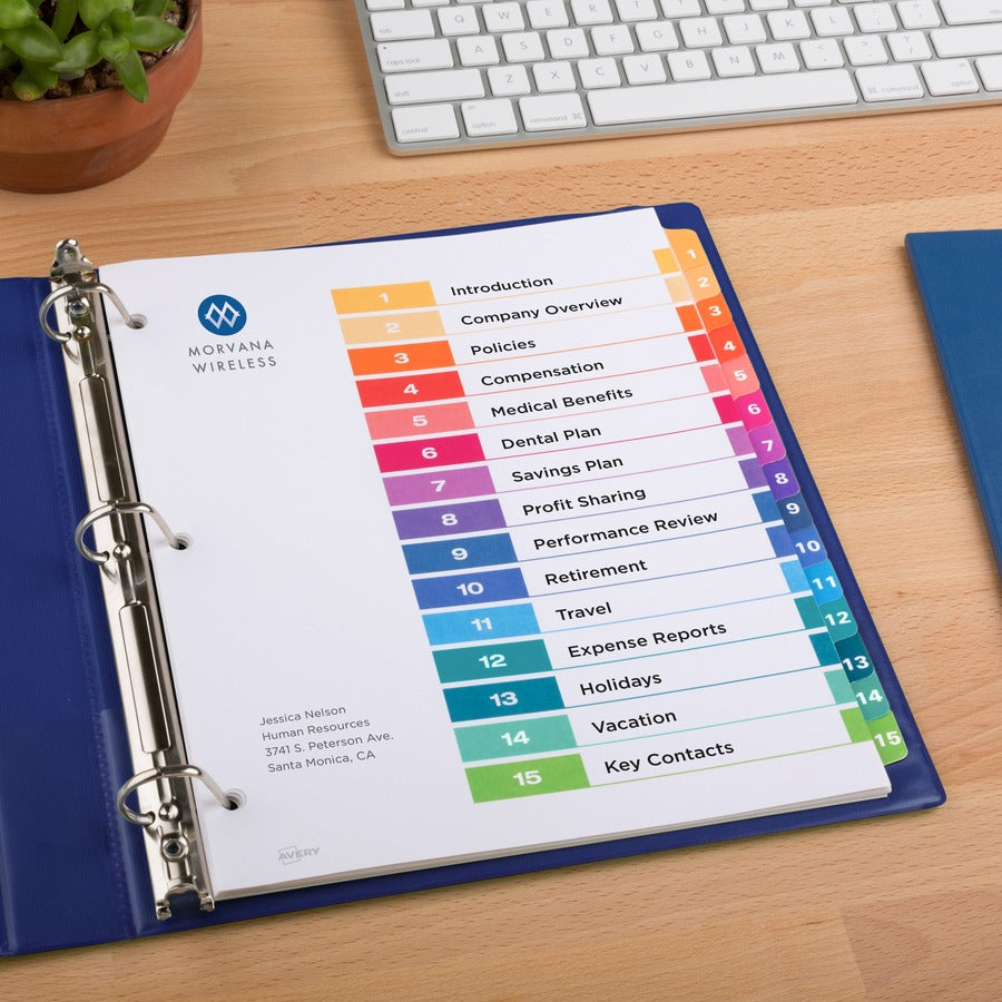 avery-customizable-table-of-contents-dividers-ready-indexr-printable-section-titles-preprinted-1-15-multicolor-tabs-3-sets-11074_ave11074 - 7