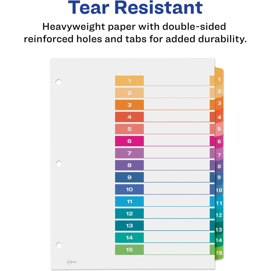 avery-customizable-table-of-contents-dividers-ready-indexr-printable-section-titles-preprinted-1-15-multicolor-tabs-3-sets-11074_ave11074 - 6