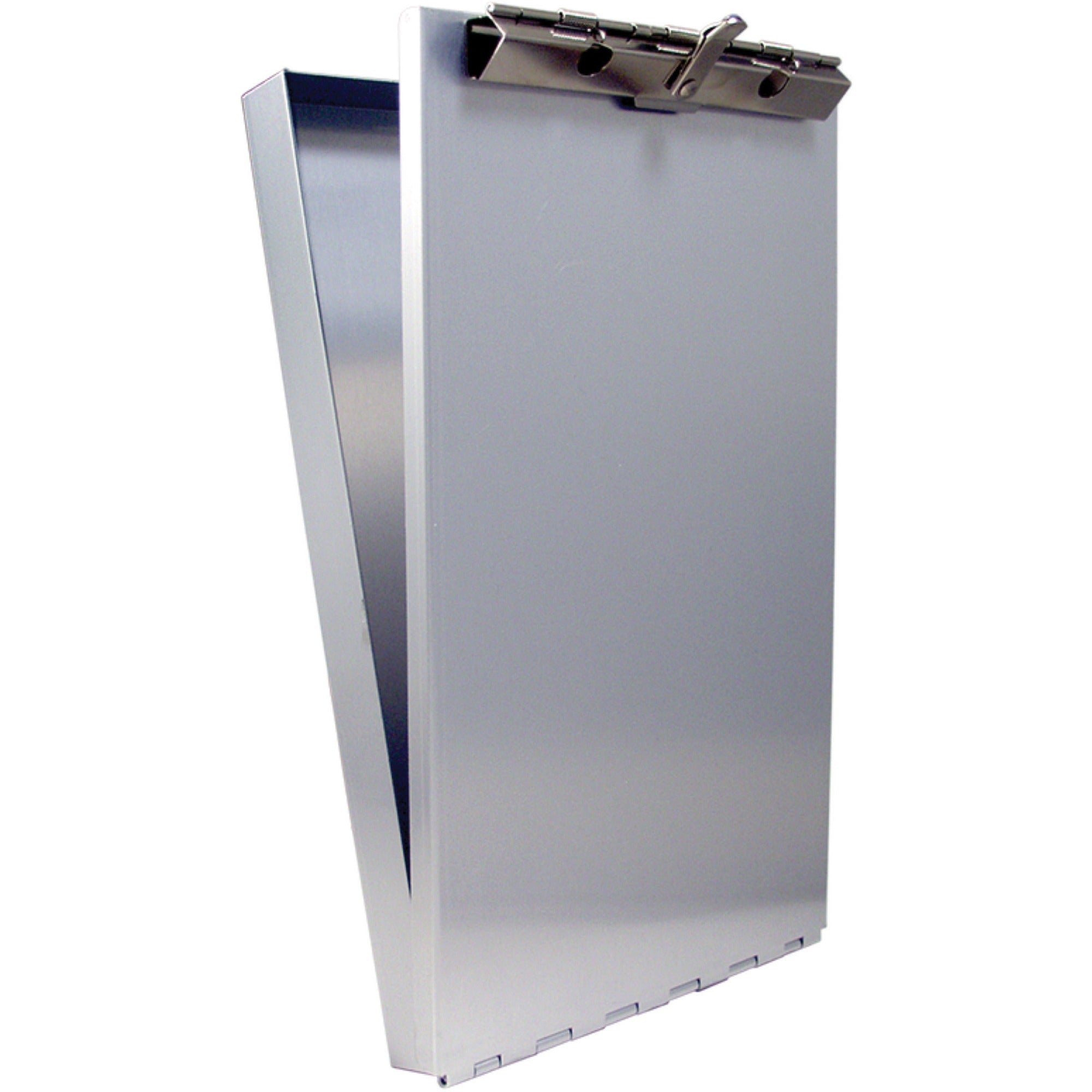 Saunders Recycled Aluminum Redi-Rite Clipboard - Top Opening - 6" x 9" - Aluminum - Silver - 1 Each - 