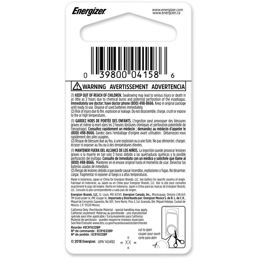 energizer-1632-lithium-coin-battery-1-pack-for-toy-heart-rate-monitor-glucose-monitor-keyless-entry-game-keyfob-transmitter-watch-remote-control-cr1632-3-v-dc-130-mah-lithium-manganese-dioxide-li-mno2-1-pack_eveecr1632bp - 3