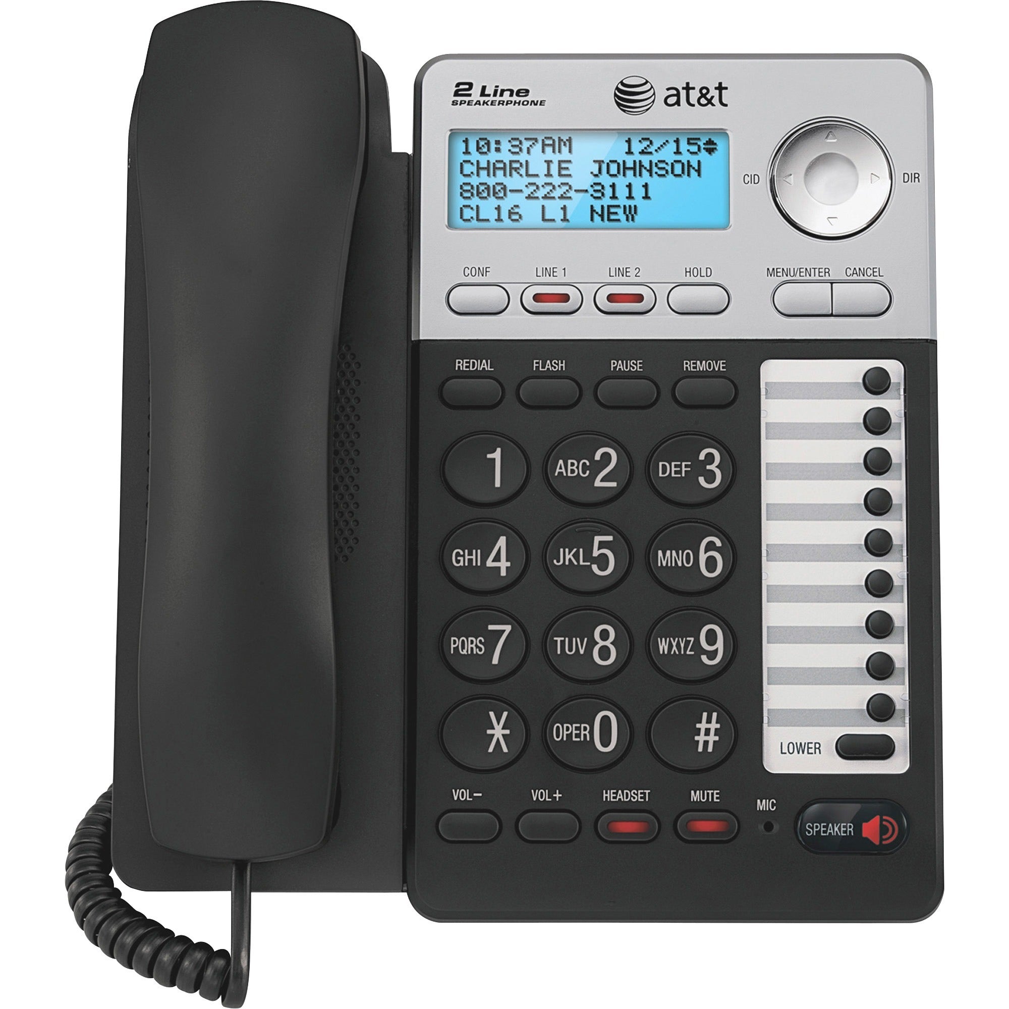 ML17929 Two-Line Corded Speakerphone