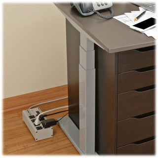 Isobar Surge Protector, 8 AC Outlets, 12 ft Cord, 3,840 J, Light Gray