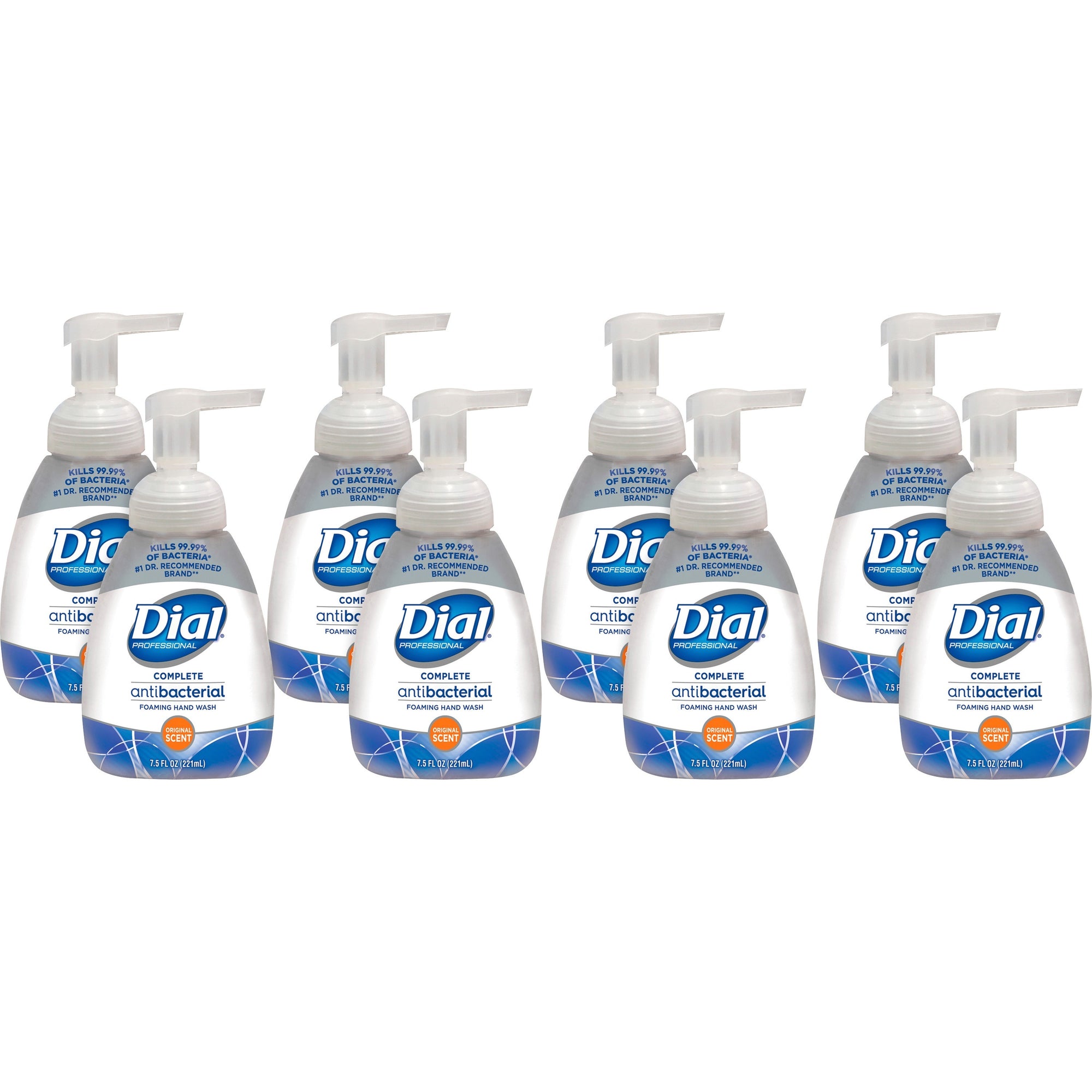 Antibacterial Foaming Hand Wash, Original, 7.5 oz Pump, 8/Carton