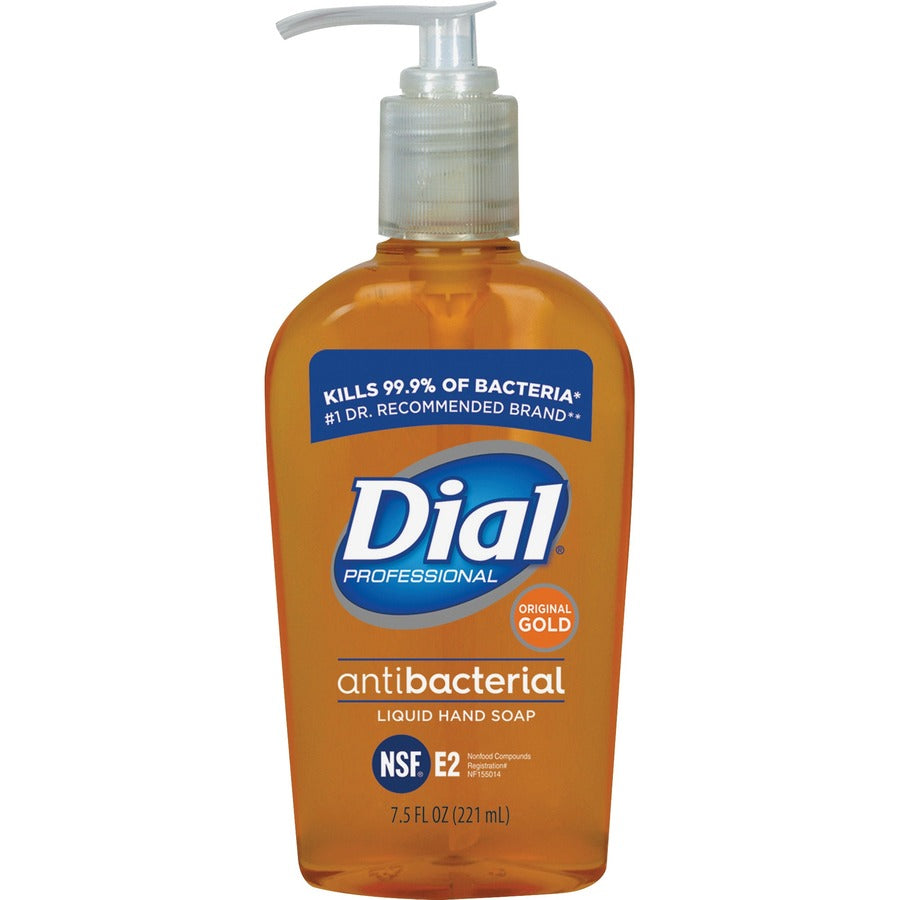 Gold Antibacterial Liquid Hand Soap, Floral, 7.5 oz Pump, 12/Carton
