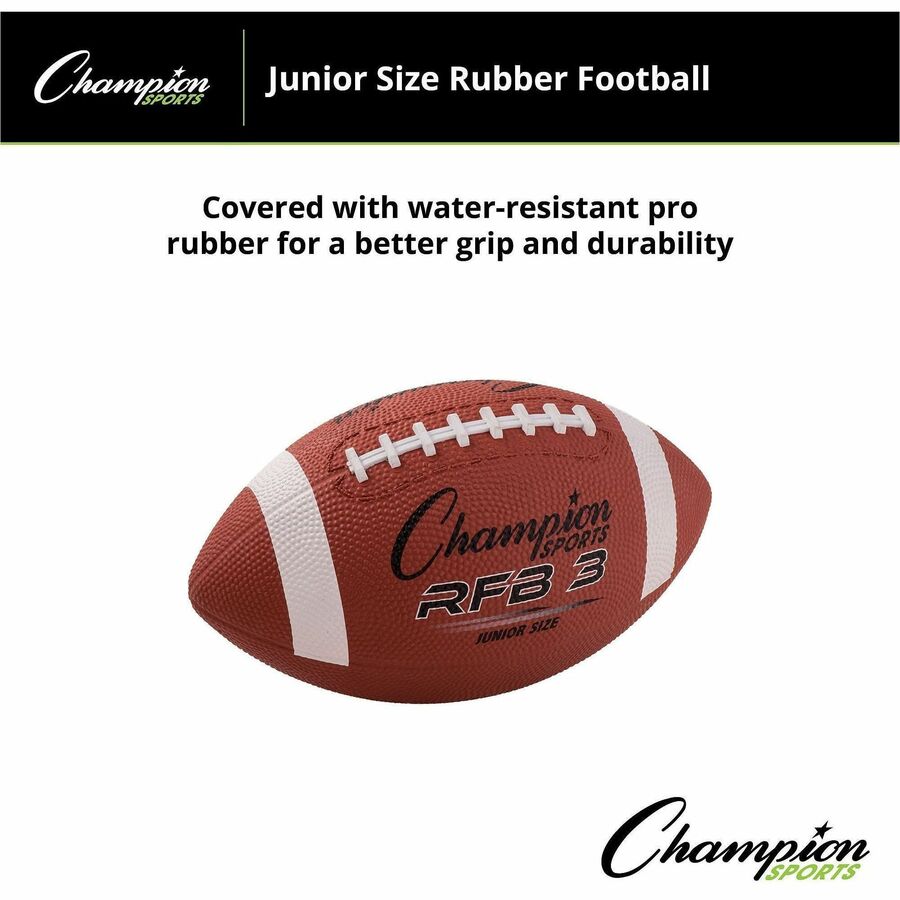 Rubber Sports Ball, For Football, Junior Size, Brown