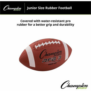 Rubber Sports Ball, For Football, Junior Size, Brown