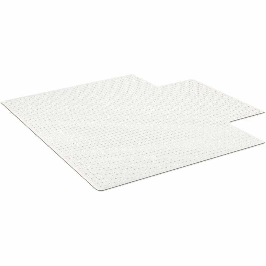 EverLife Intensive Use Chair Mat for High Pile Carpet, Rectangular with Lip, 45 x 53, Clear