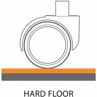 EverLife Chair Mat for Hard Floors, Light Use, Rectangular with Lip, 45 x 53, Clear