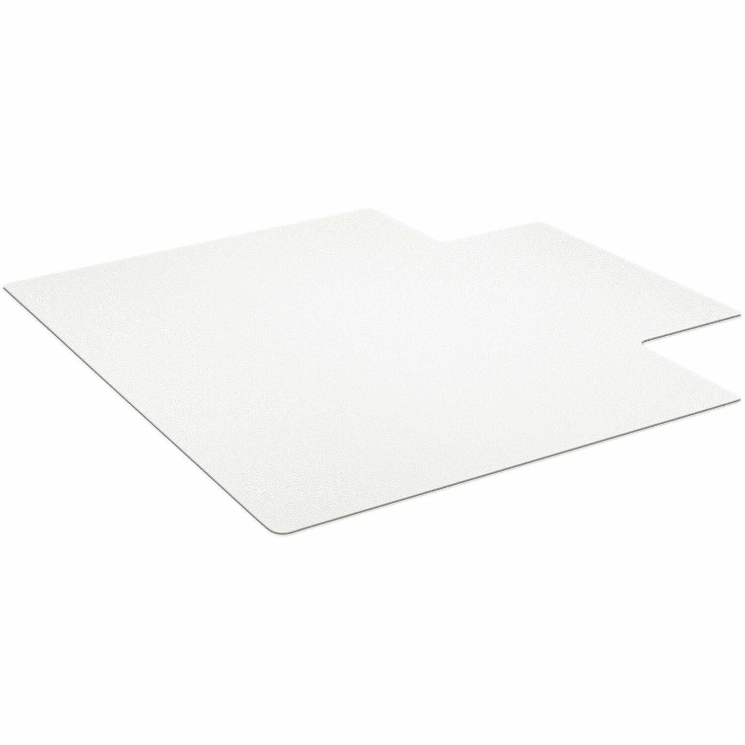 EverLife Chair Mat for Hard Floors, Light Use, Rectangular with Lip, 45 x 53, Clear