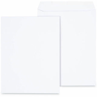 Peel Seal Strip Catalog Envelope, #13 1/2, Square Flap, Self-Adhesive Closure, 10 x 13, White, 100/Box
