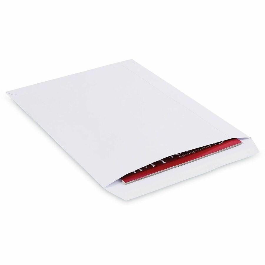 Peel Seal Strip Catalog Envelope, #13 1/2, Square Flap, Self-Adhesive Closure, 10 x 13, White, 100/Box