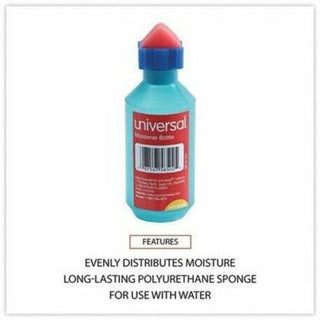 Squeeze Bottle Moistener, 2 oz, Blue