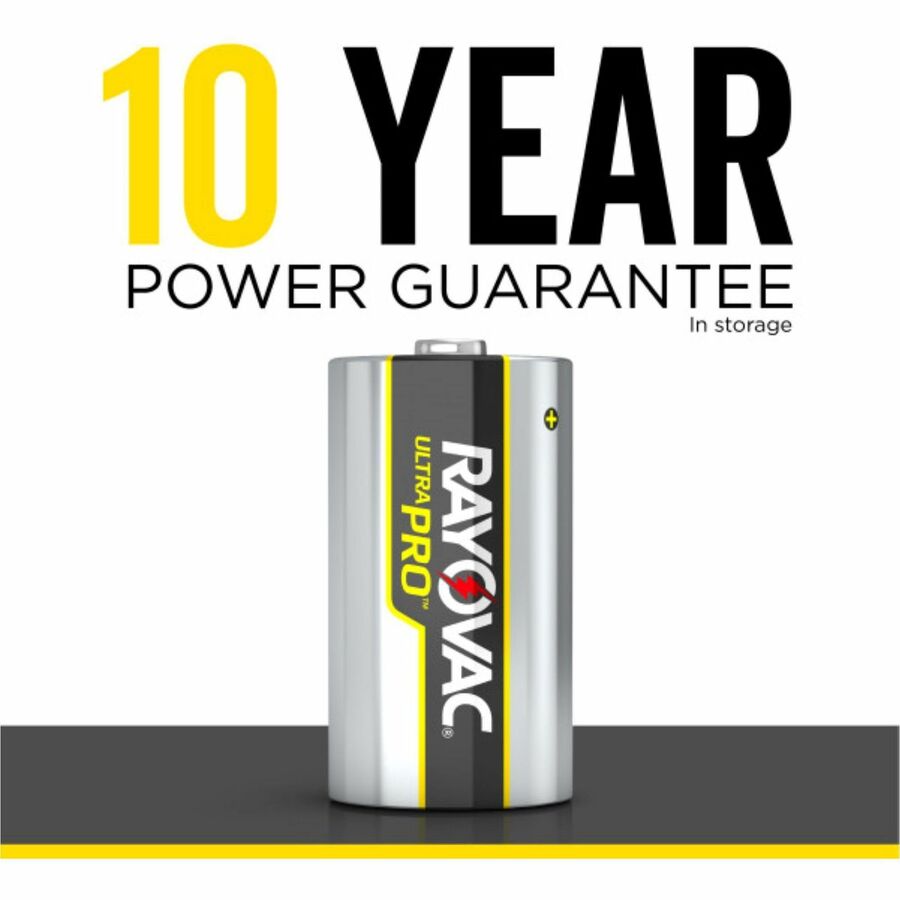 Rayovac Ultra Pro Alkaline C Batteries - For Multipurpose - C - 1.5 V DC - 6 / Pack - 2