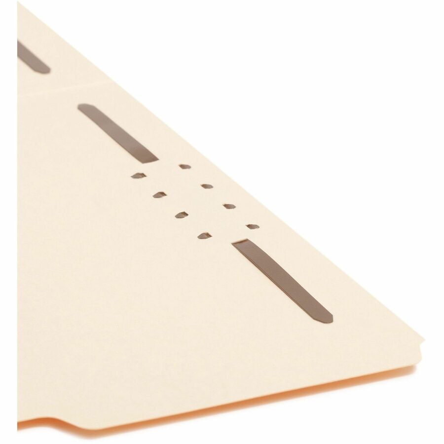 Top Tab Heavyweight Manila Fastener Folders, 0.75" Expansion, 2 Fasteners, Letter Size, Manila Exterior, 50/Box
