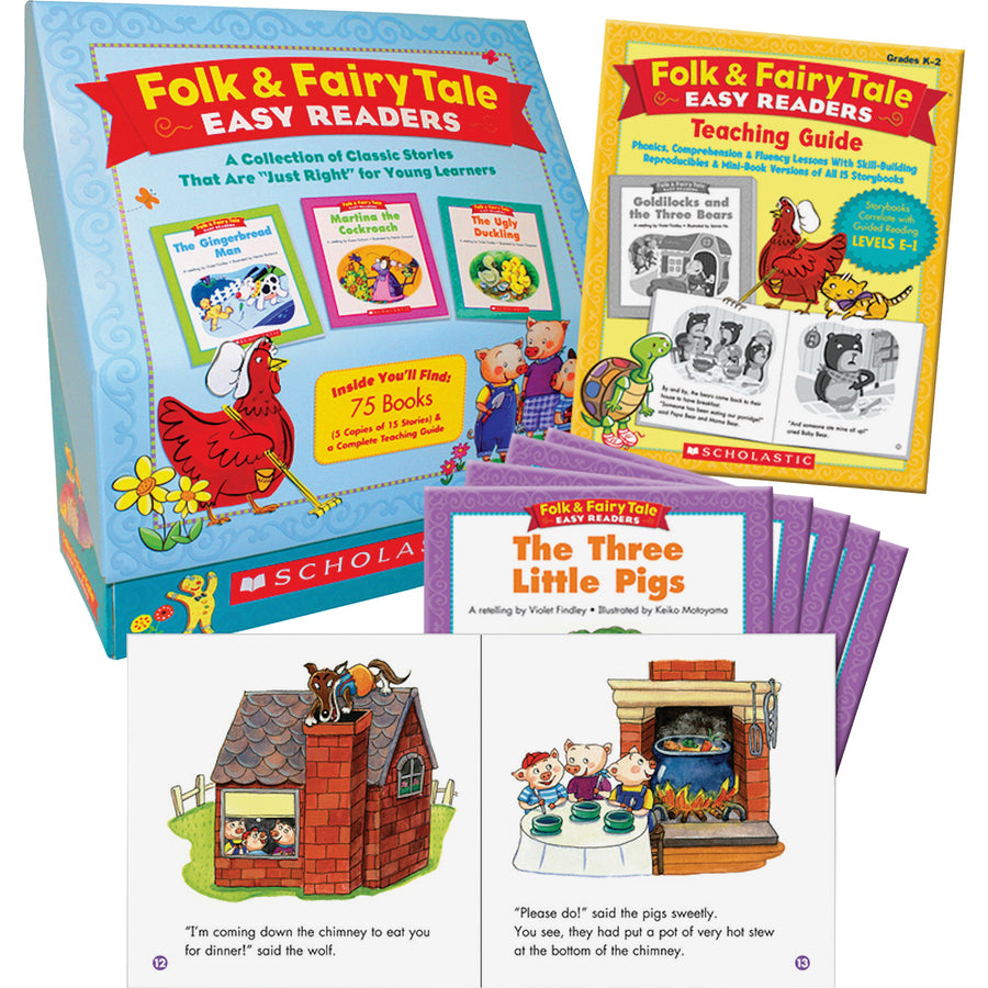 Scholastic Res. Grade K-2 Folk/Fairy Tale Book Collection Printed Book by Liza Charlesworth - Book - Grade K-2 - 