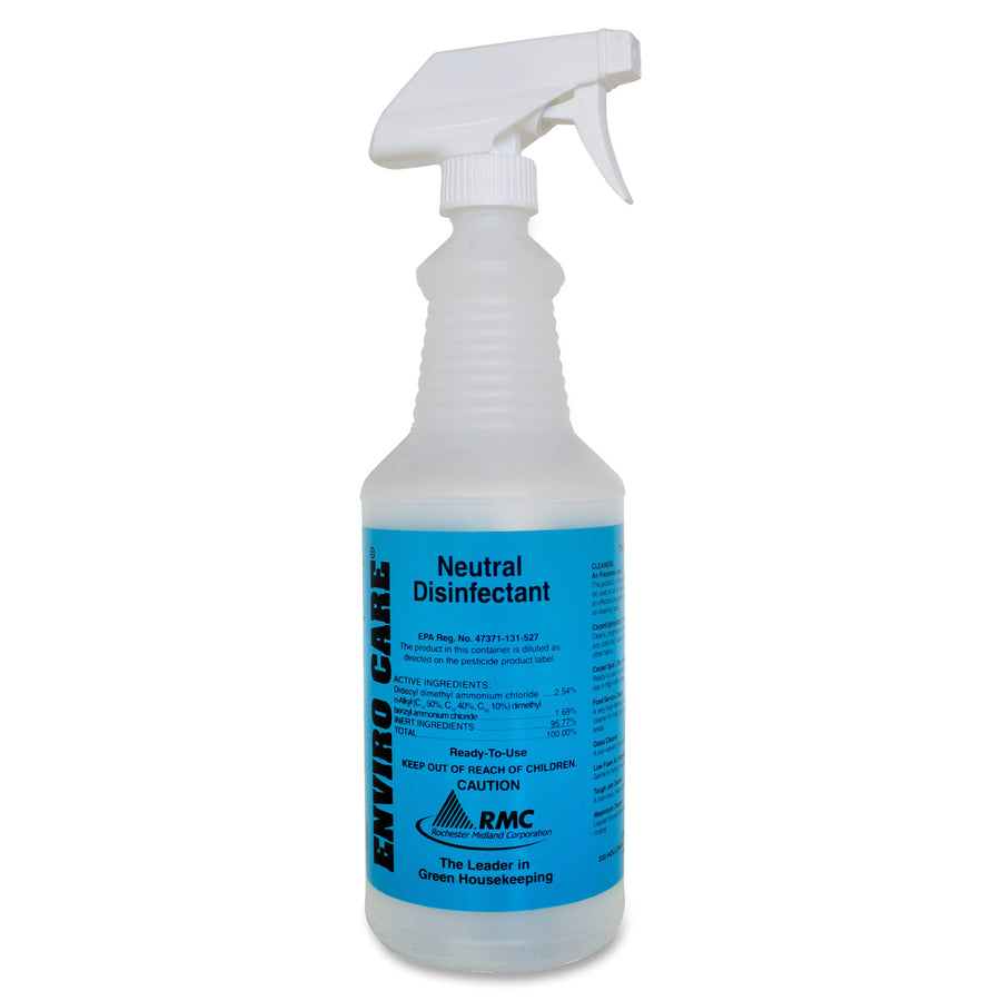 RMC Neutral Disinfectant Spray Bottle - 1 Each - Frosted Clear - Plastic - 