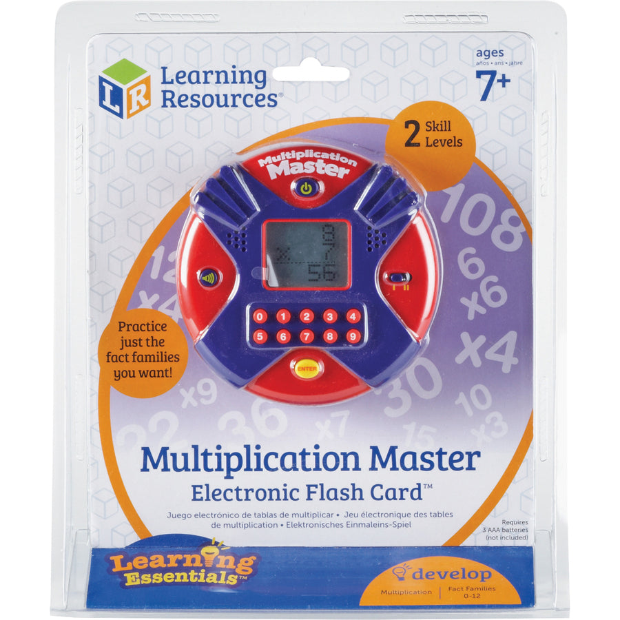 learning-resources-multiplication-master-electronic-flash-card-game-theme-subject-learning-skill-learning-multiplication-7-10-year_lrnler6967 - 2