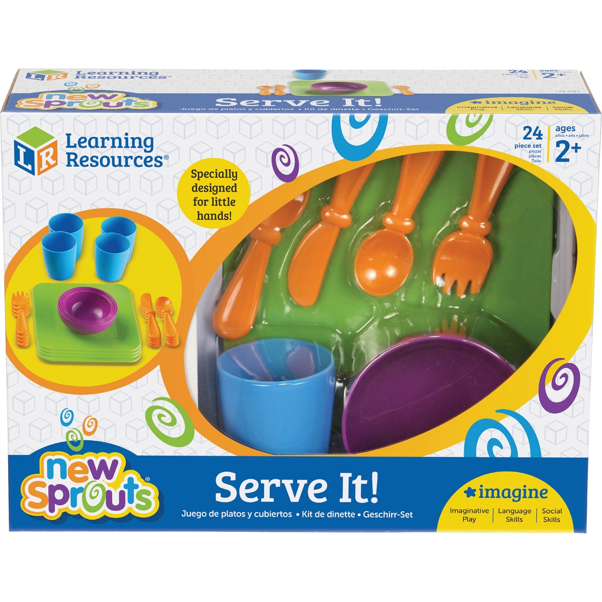 New Sprouts - Role Play Dish Set - 24 / Set - 2 Year to 7 Year - 