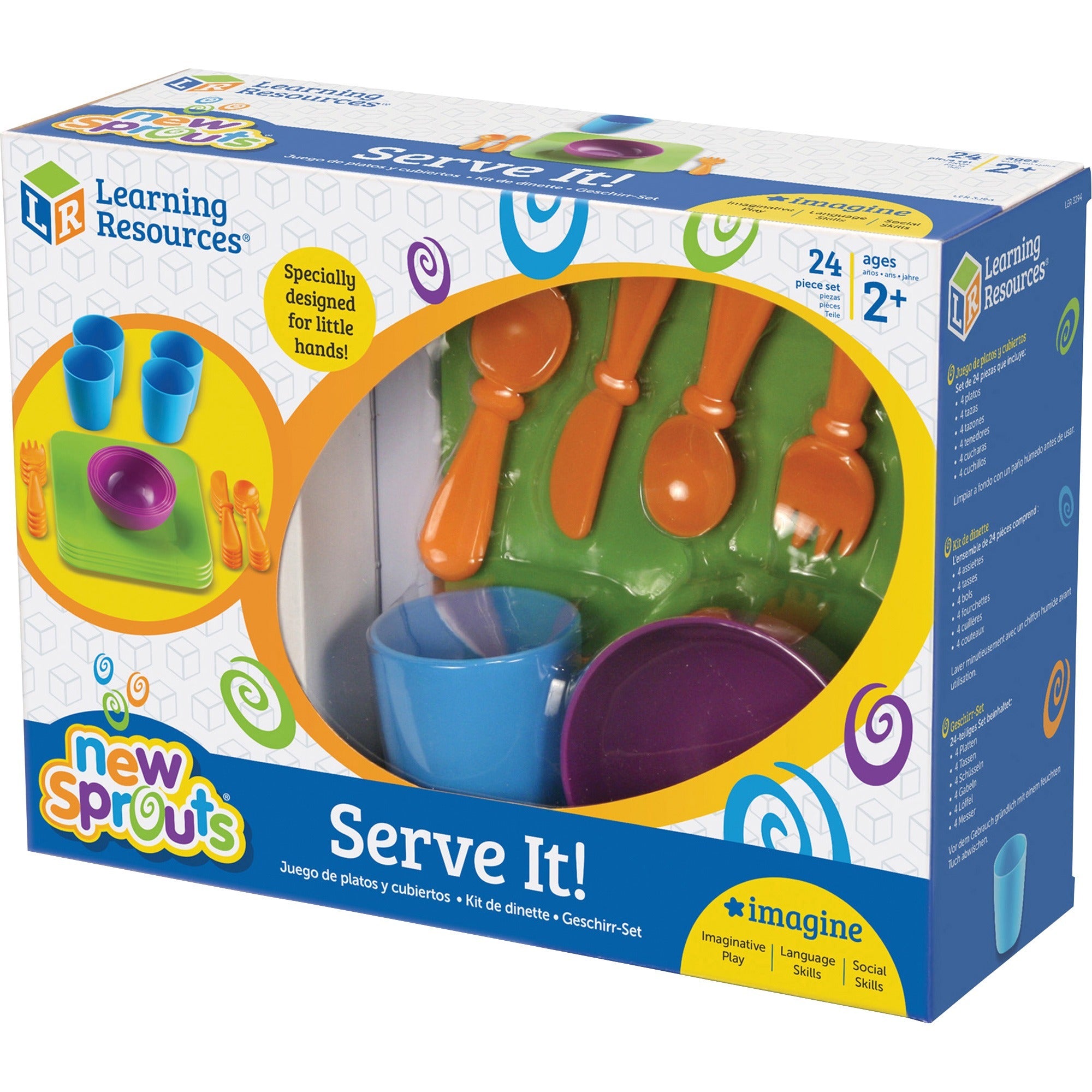 New Sprouts - Role Play Dish Set - 24 / Set - 2 Year to 7 Year - 