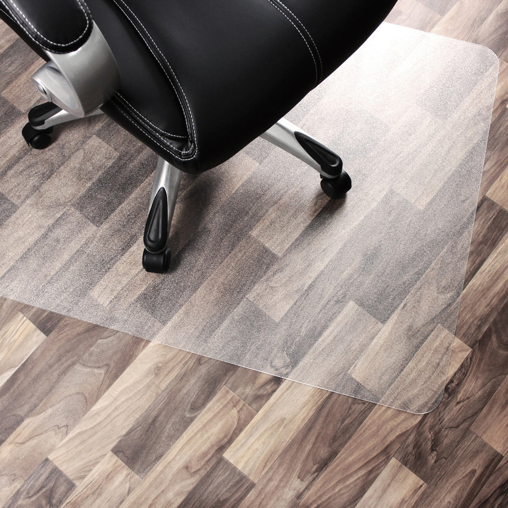 Cleartex Ultimat Anti-Slip Chair Mat for Hard Floors, 60 x 48, Clear, Sold as 1 Each - 2