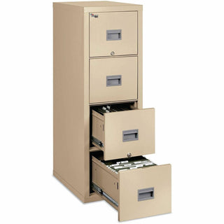 Patriot by FireKing Insulated Fire File, 1-Hour Fire Protection, 2 Legal/Letter File Drawers, Parchment, 17.75 x 25 x 27.75