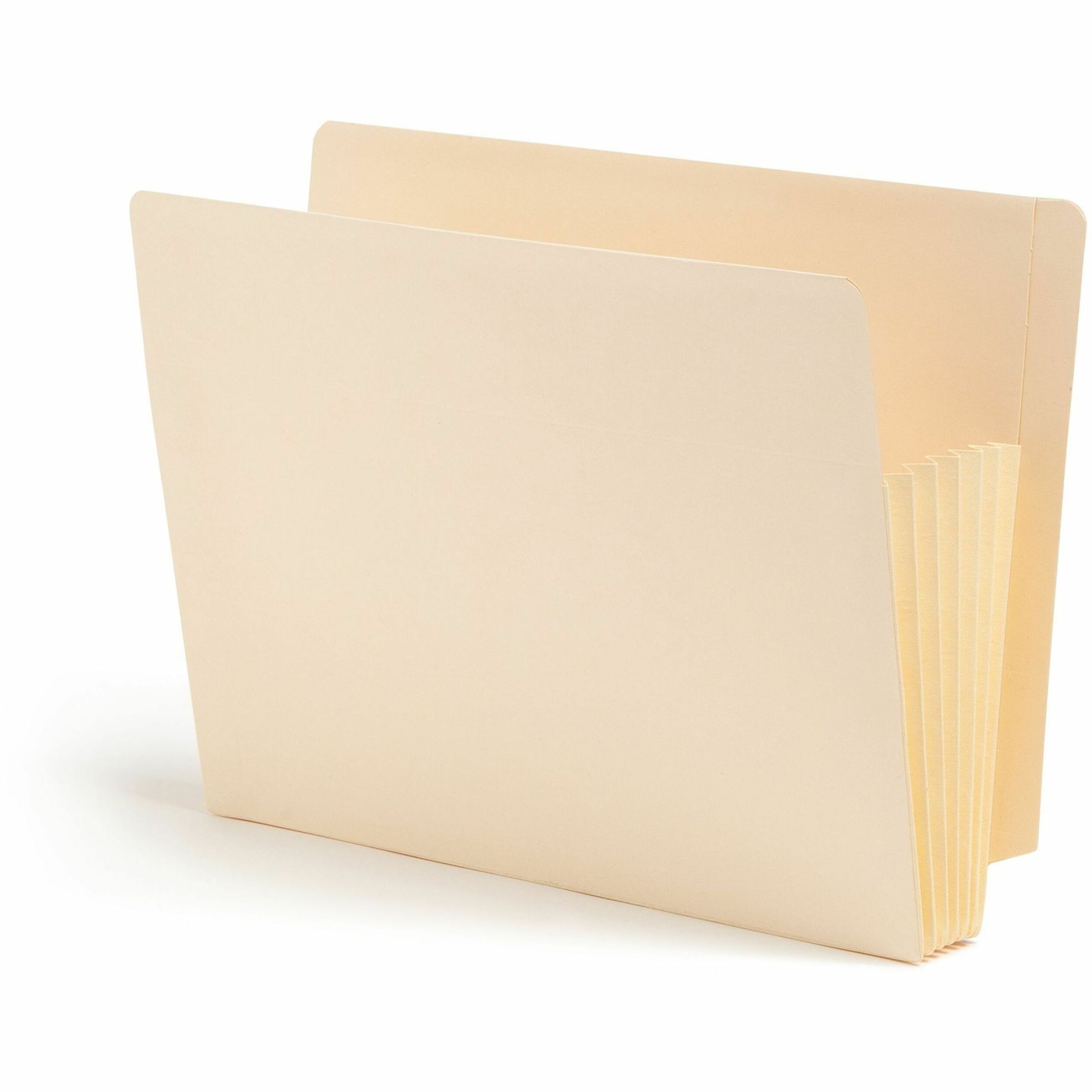 Manila End Tab TUFF Pockets, 5.25" Expansion, Letter Size, Manila, 10/Box